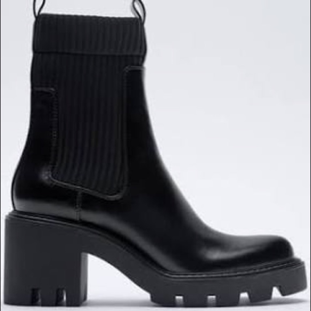 Zara sock booties